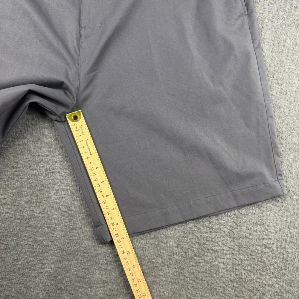 Adidas Climacool Golf Shorts Men 40 Gray Stretch Performance Flat Front Athletic